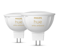 Philips Hue White ambiance Żarówka MR16 GU5.3 400 lm 2 szt. 8719514491588 - 1271552 - zdjęcie 2